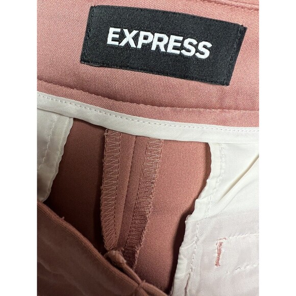 Express Pink Mauve Mid Rise Lace-up Shorts Size 4 - Picture 6 of 9